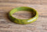 Yellow Green Marbled Bakelite Bangle