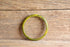 Yellow Green Marbled Bakelite Bangle