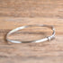 Twin Snake Sterling Silver Bangle