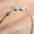 Twin Snake Sterling Silver Bangle