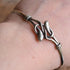 Twin Snake Sterling Silver Bangle