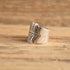 Feather Cigar Band Ring - Size 8.5 - Douglas Etsitty