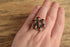 Tiger's Eye Cluster Ring - Size 6.75