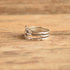 Three Snakes Sterling Silver Ring - Size 8