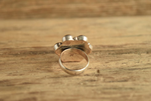 Tiger's Eye Cluster Ring - Size 6.75