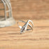 Vintage Sterling Silver Snake Coil Ring