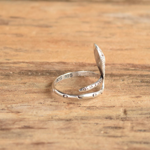 Sterling Silver Snake Ring - Size 12