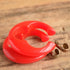 Juicy Berry Bakelite Hoop Earrings