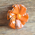 Orange Flower Brooch