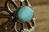 Sand Cast Turquoise Cuff