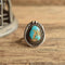 turquoise ring sterling silver size 6.5 YournNonce Vintage