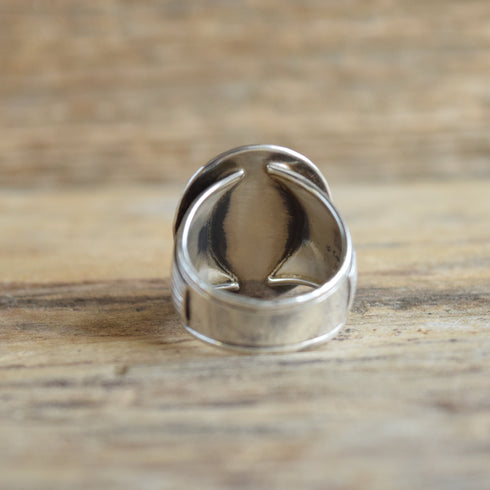 Will Denetdale - Navajo Turquoise Ring - Size 9