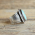 Will Denetdale - Navajo Turquoise Ring - Size 9