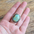 Will Denetdale - Navajo Turquoise Ring - Size 9