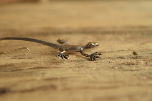 Sterling Lizard Earrings