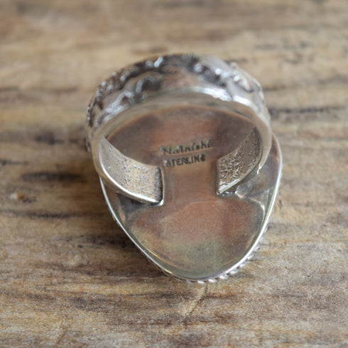 Rick Worker Turquoise Ring - Nalnishi - Size 10