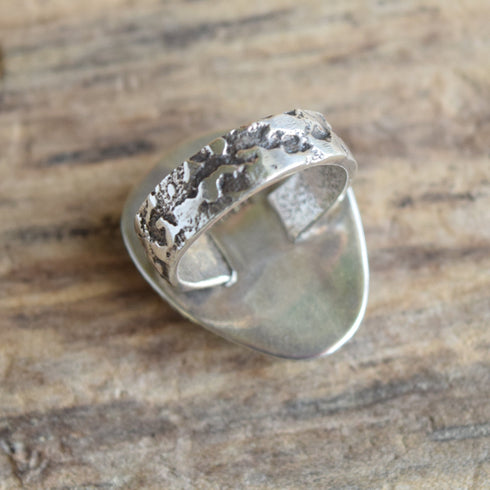 Rick Worker Turquoise Ring - Nalnishi - Size 10