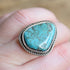 Rick Worker Turquoise Ring - Nalnishi - Size 10