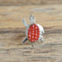 Turtle Coral Cobblestone Inlay Ring - Size 8.5