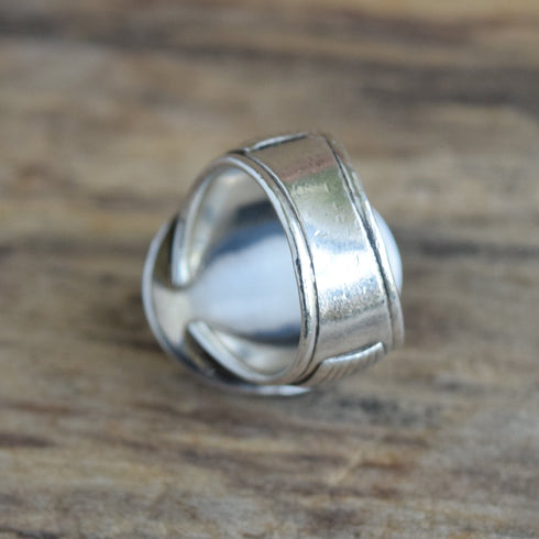 Will Denetdale - Navajo Turquoise Ring - Size 9