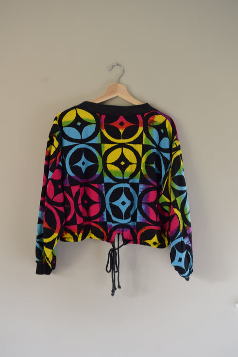 Early 90's Cropped Rainbow Jacket
