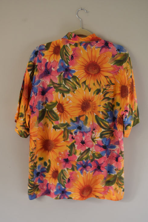 Sunflower Silk Shirt - The Limited