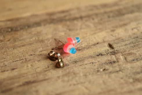 Rocket Plastic Earrings