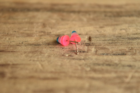 Rocket Plastic Earrings