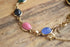 Gemstone Scarab Bracelet - Burt Cassell 12 K Gold Filled