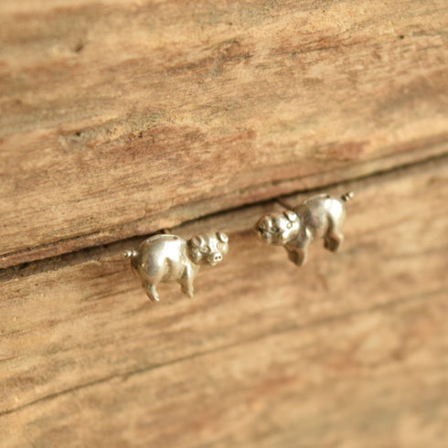 Piggy Bank Sterling Studs