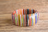 Sobral Jewelry Rainbow Layered Bullseye Bangle