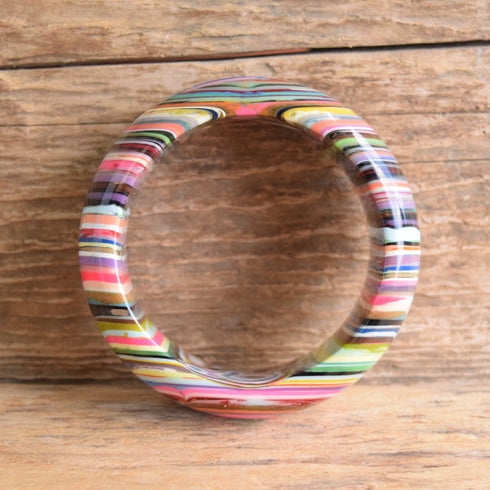 Sobral Jewelry Rainbow layered bangle