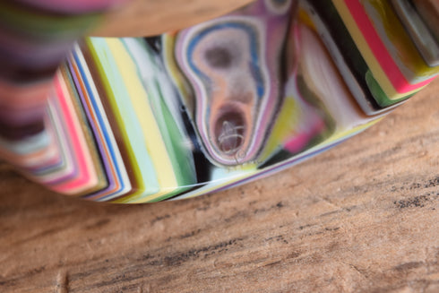 Sobral Jewelry Rainbow layered bangle