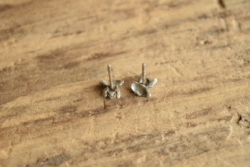 Frog Sterling Silver Studs