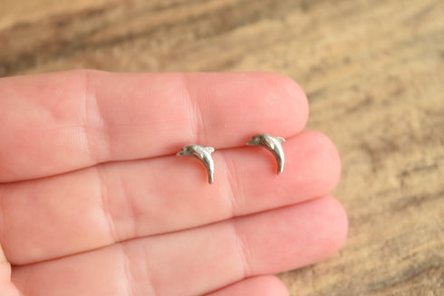 Dolphin Stud Earrings
