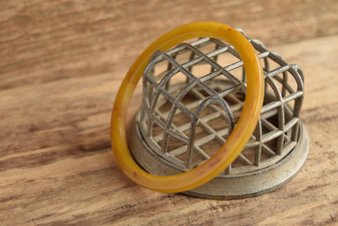 Thin Green Marbled Bakelite Spacer