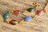 Gemstone Scarab Bracelet - 12K Gold Filled