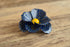 Blue & Yellow Flower Brooch