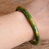 Green Marbled Bakelite Bangle
