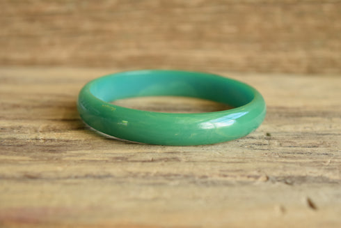 Rare Teal Green Bakelite Bangle