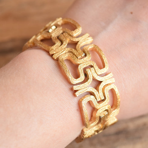 Trifari Tiki Bracelet