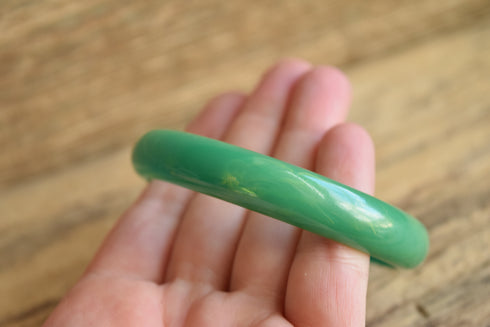 Rare Teal Green Bakelite Bangle