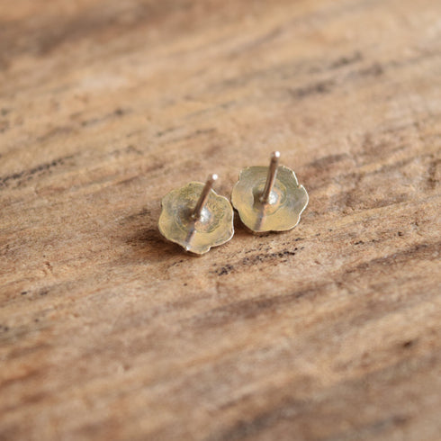 Turquoise Flower Stud Earrings