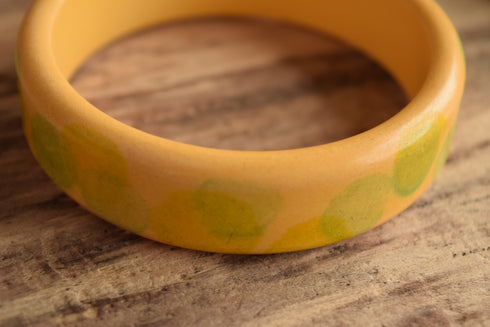 Dot Stamped Bakelite Bangle