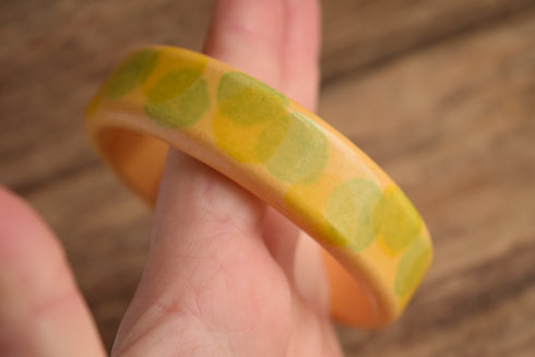 Dot Stamped Bakelite Bangle
