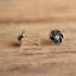 Turquoise Flower Stud Earrings