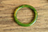 Marbled Green Saucer Bakelite Bangle