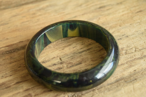Blue Moon Bakelite Bangle