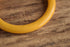 Marbled Yellow Tube Bakelite Bangle