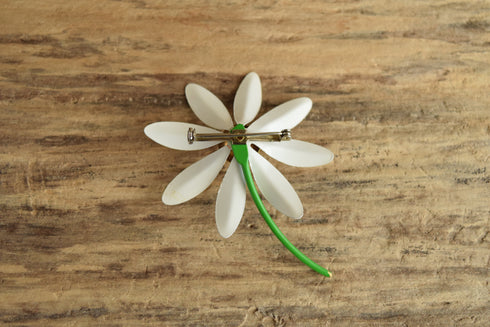 Daisy Flower Brooch